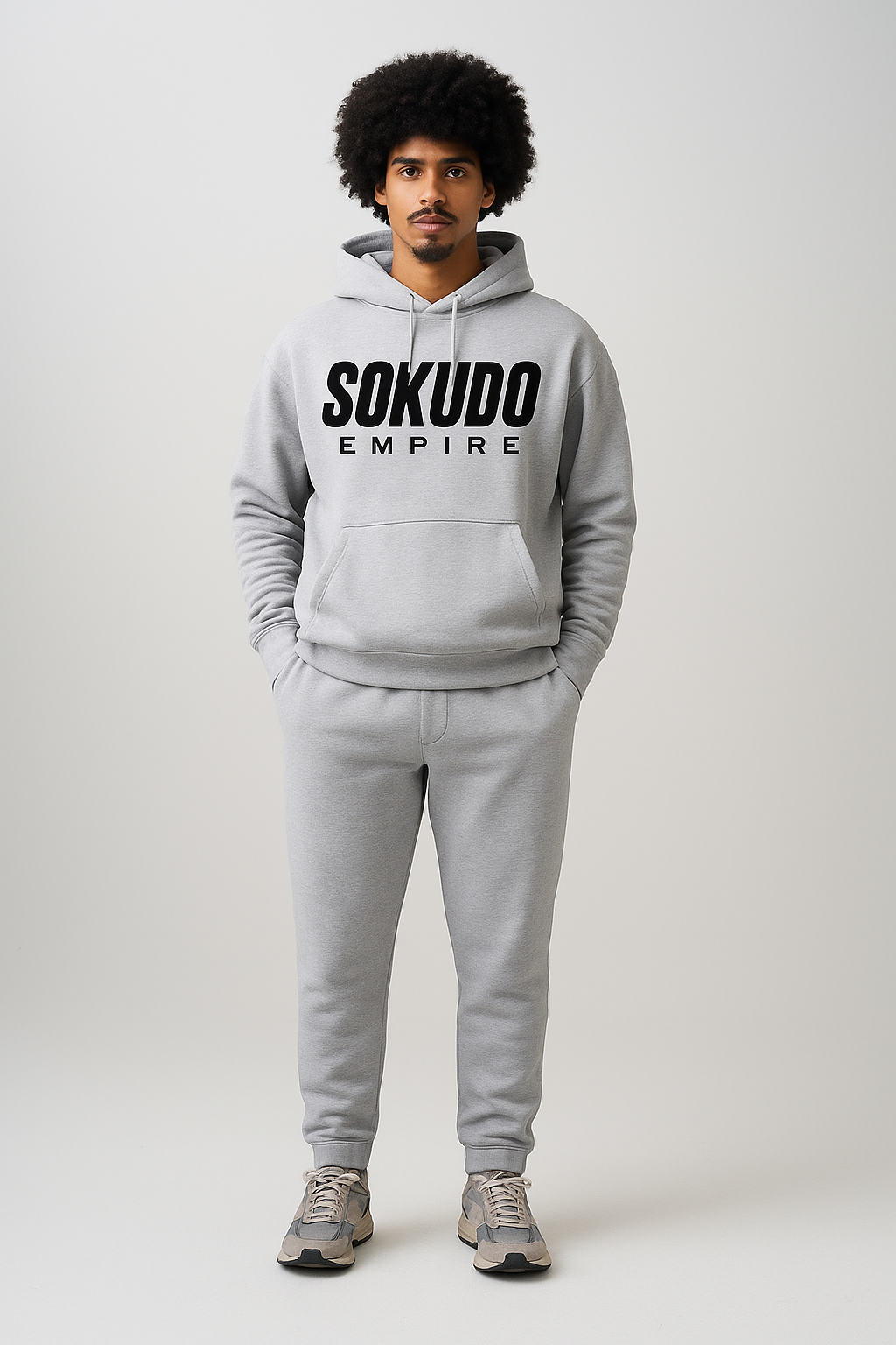 Conjunto de sudadera y pantalón de felpa prémium Sokudo Empire (Edición 2025)