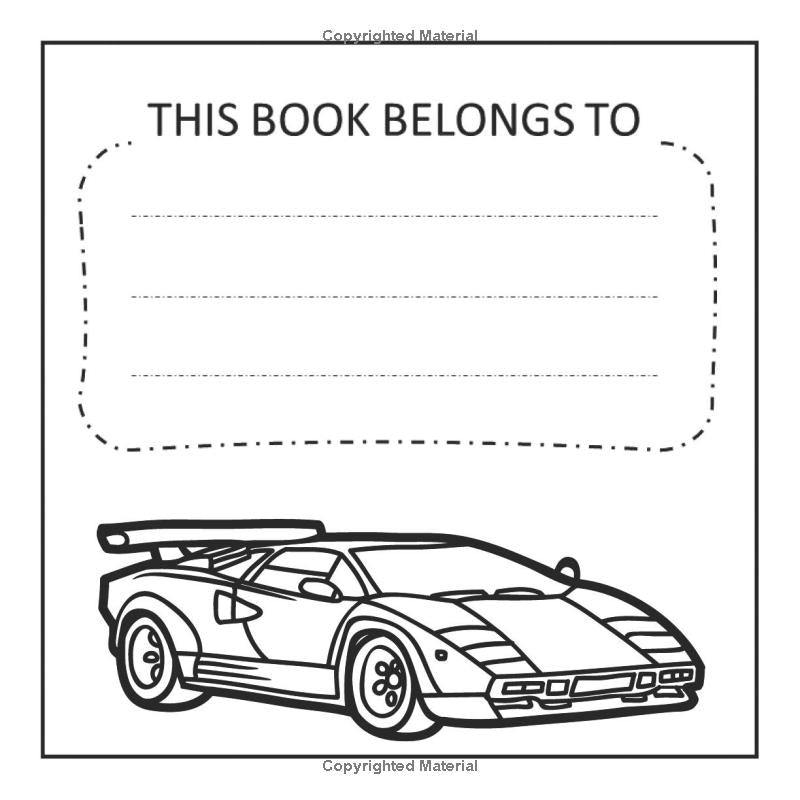 Sokudo Empire: Libro para colorear de coches modificados
