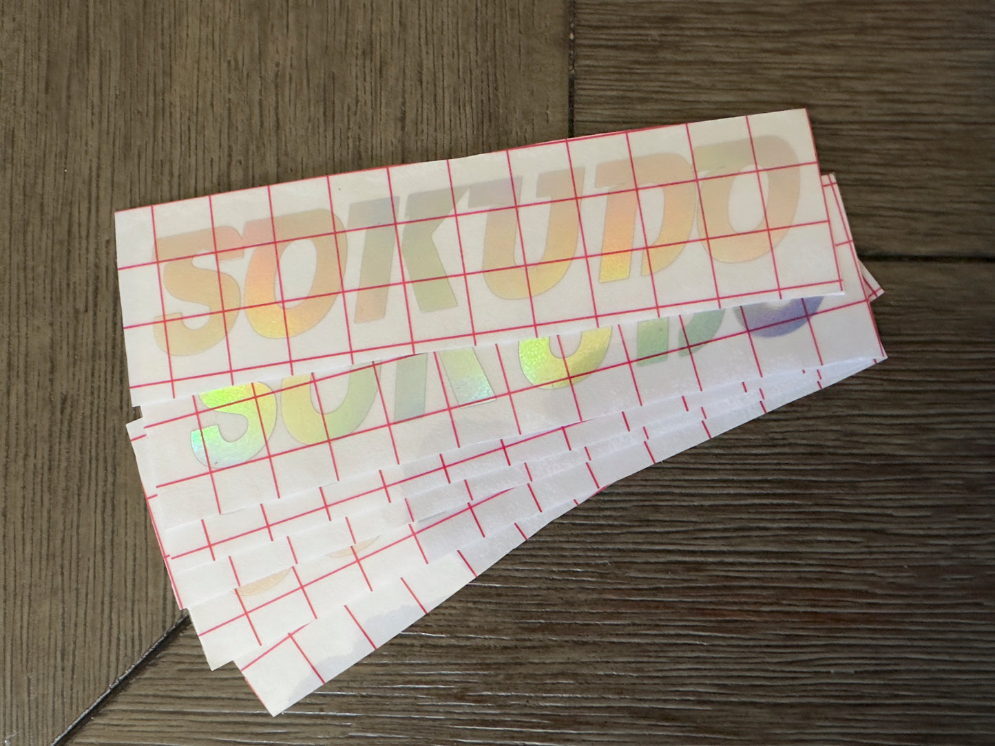 Sokudo 6" Holographic Decal
