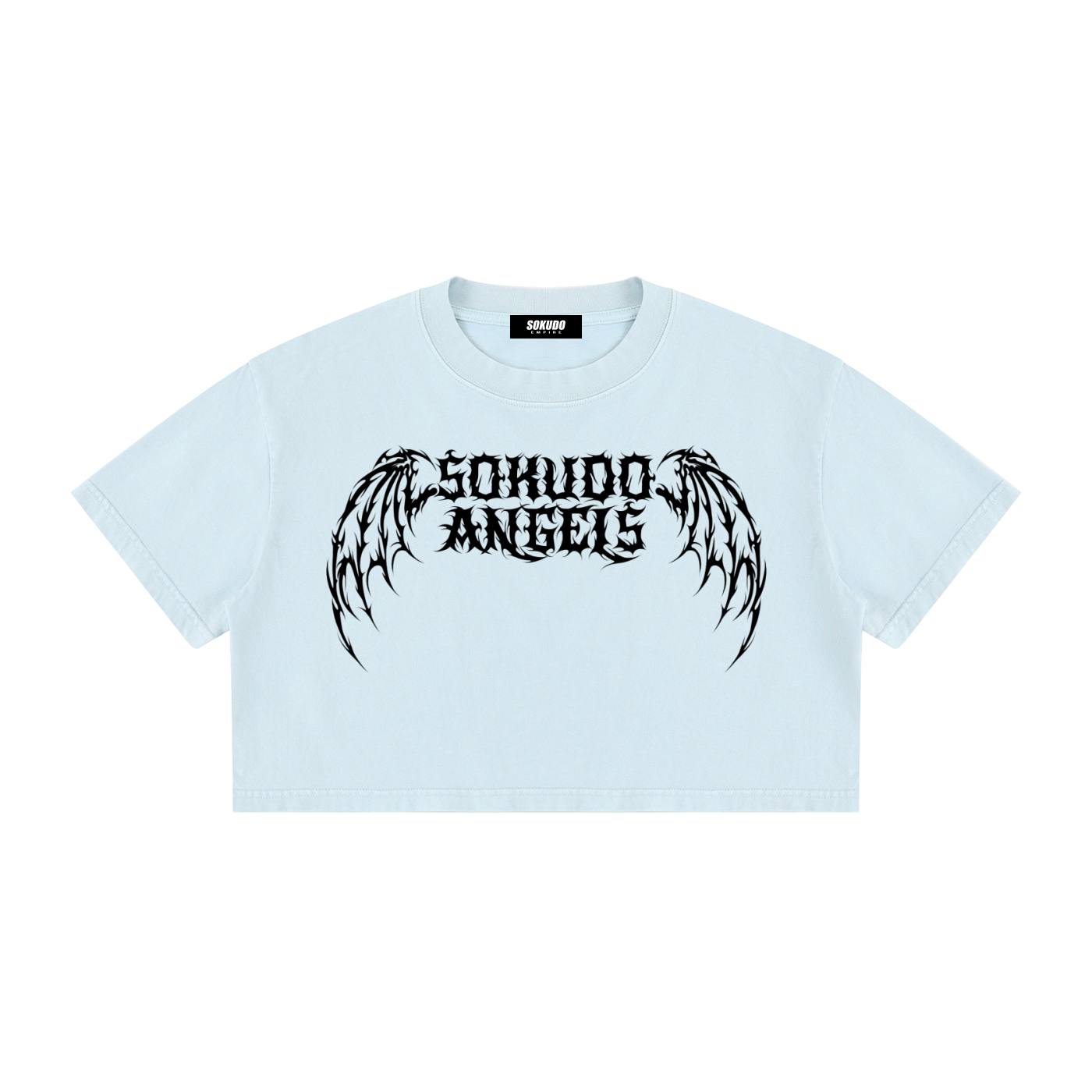 Sokudo Angels Fallen Halo Crop Tee
