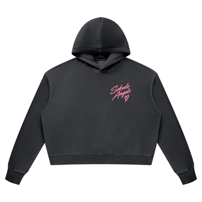Sokudo Angels Boxy Wash Hoodie
