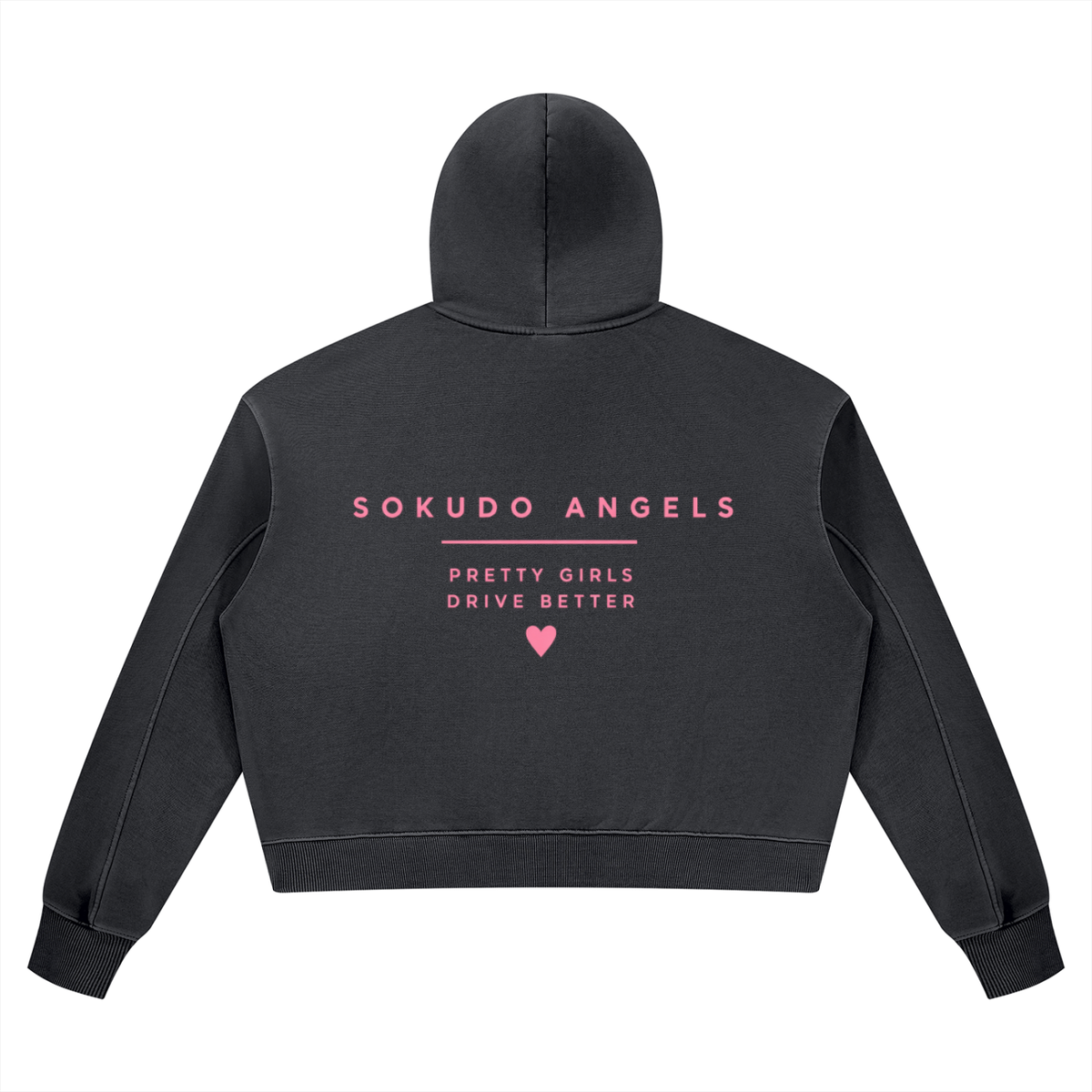 Sokudo Angels Boxy Wash Hoodie