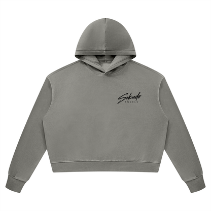Sokudo Angels Movement Boxy Wash Hoodie