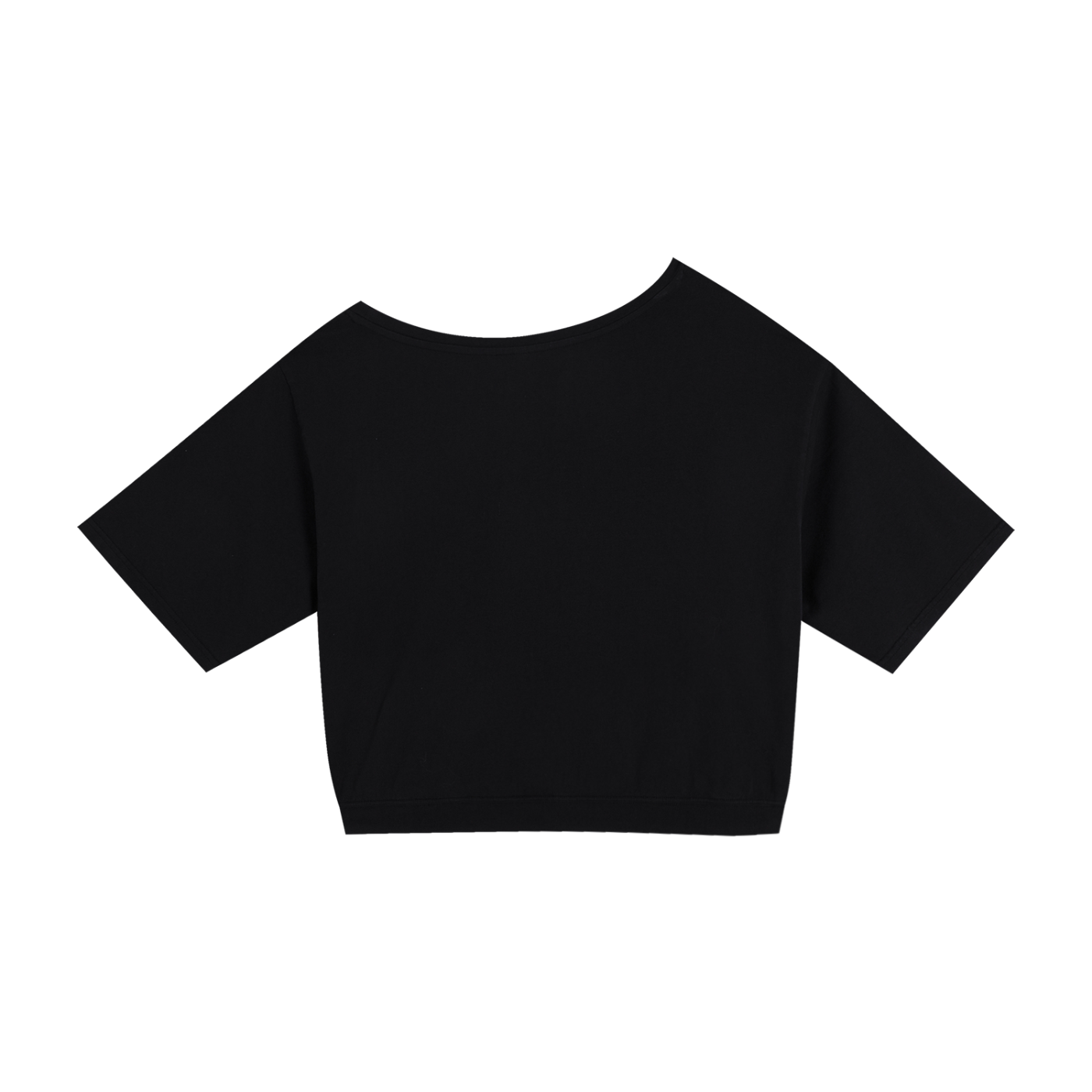 Asymmetric Shoulder Oversized Cotton Tee