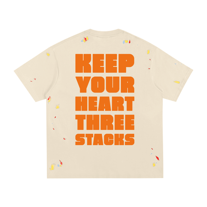 KEEP YOUR HEART THREE STACKS Tee
