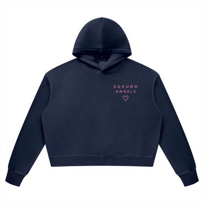 Sokudo Angels Stronger Boxy Wash Hoodie