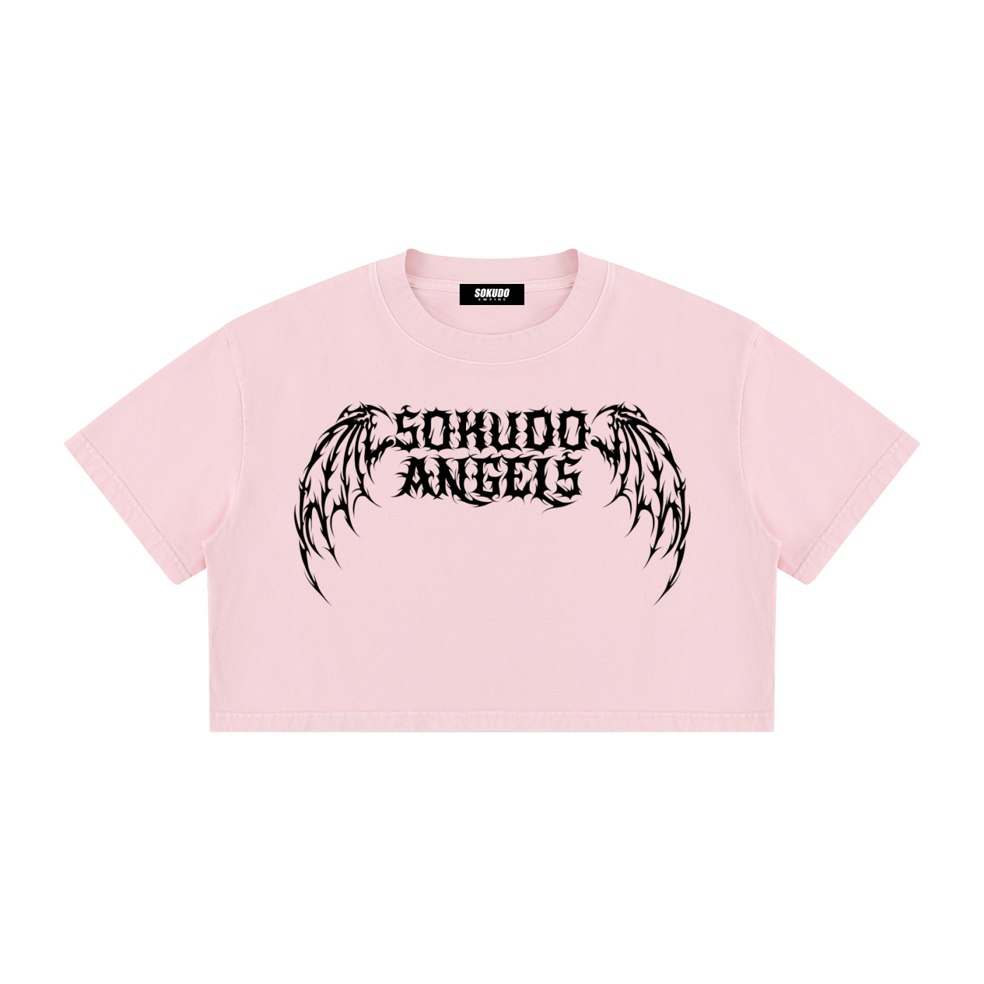Sokudo Angels Fallen Halo Crop Tee