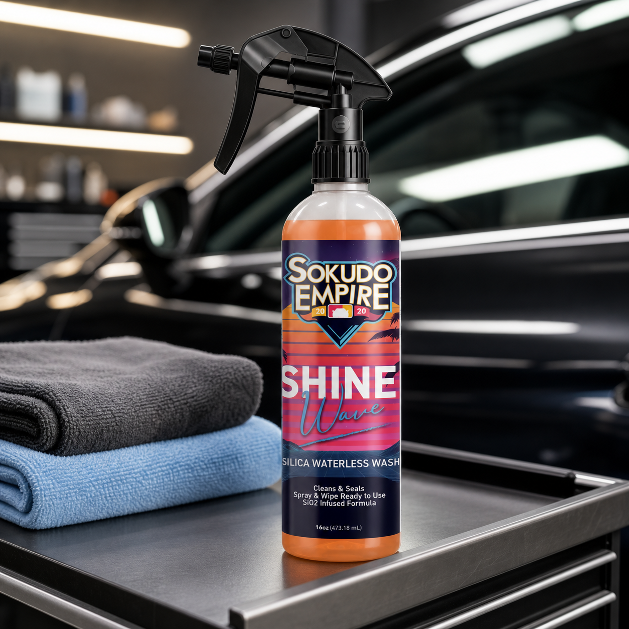 Shine Wave Silica Waterless Wash