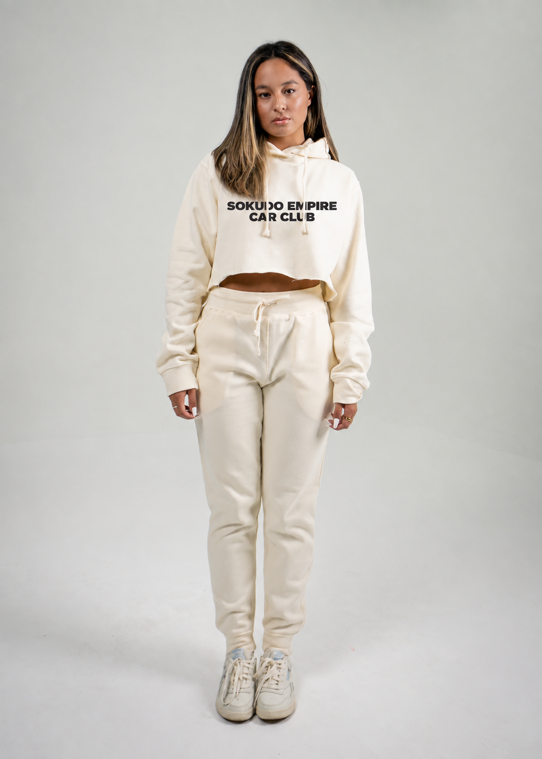 Sokudo Empire Car Club Women’s Cropped Sweatsuit