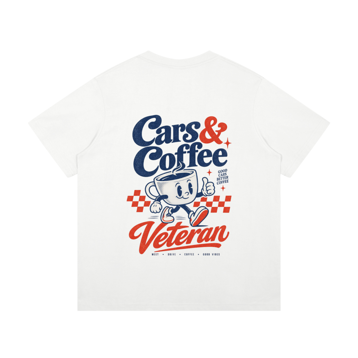 Cars & Coffee Veteran Heavyweight Tee