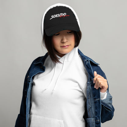 Banner Distressed Dad Hat